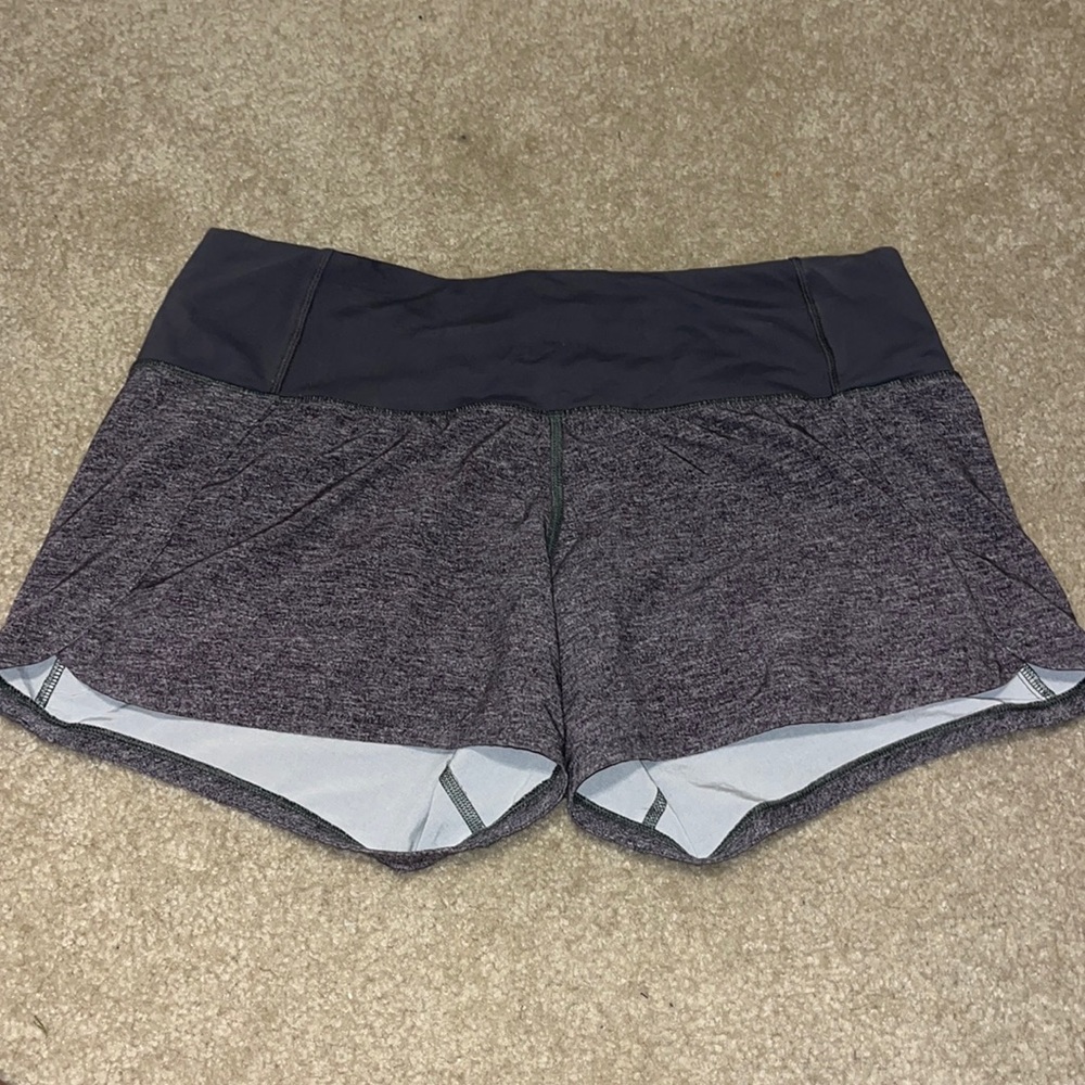 gray speed up shorts 2” - lululemon
